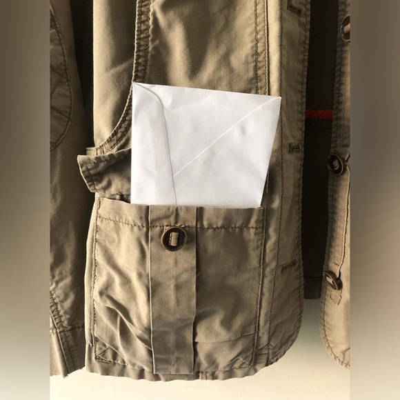 Eddie Bauer - Utility Jacket in Tannish Olive Green - M - Picture 5 of 15